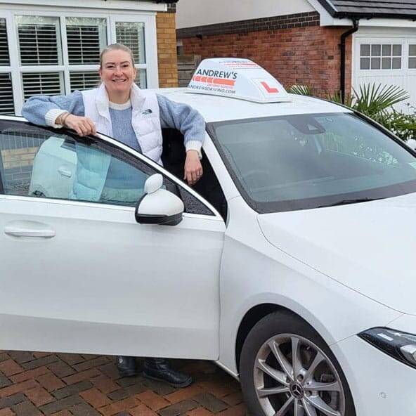 Julie-Part-3-passed-first Maria after the ADI part 2 driving test.